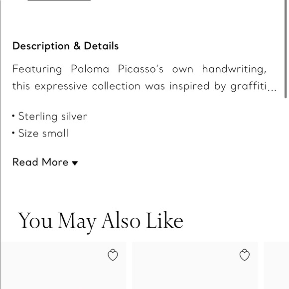 Tiffany &Co. Paloma’s Graffiti X Cuff - Picture 4 of 7